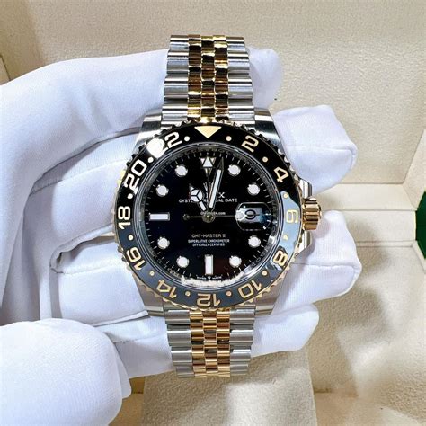 rolex gmt two tone yellow gold|rolex two tone price.